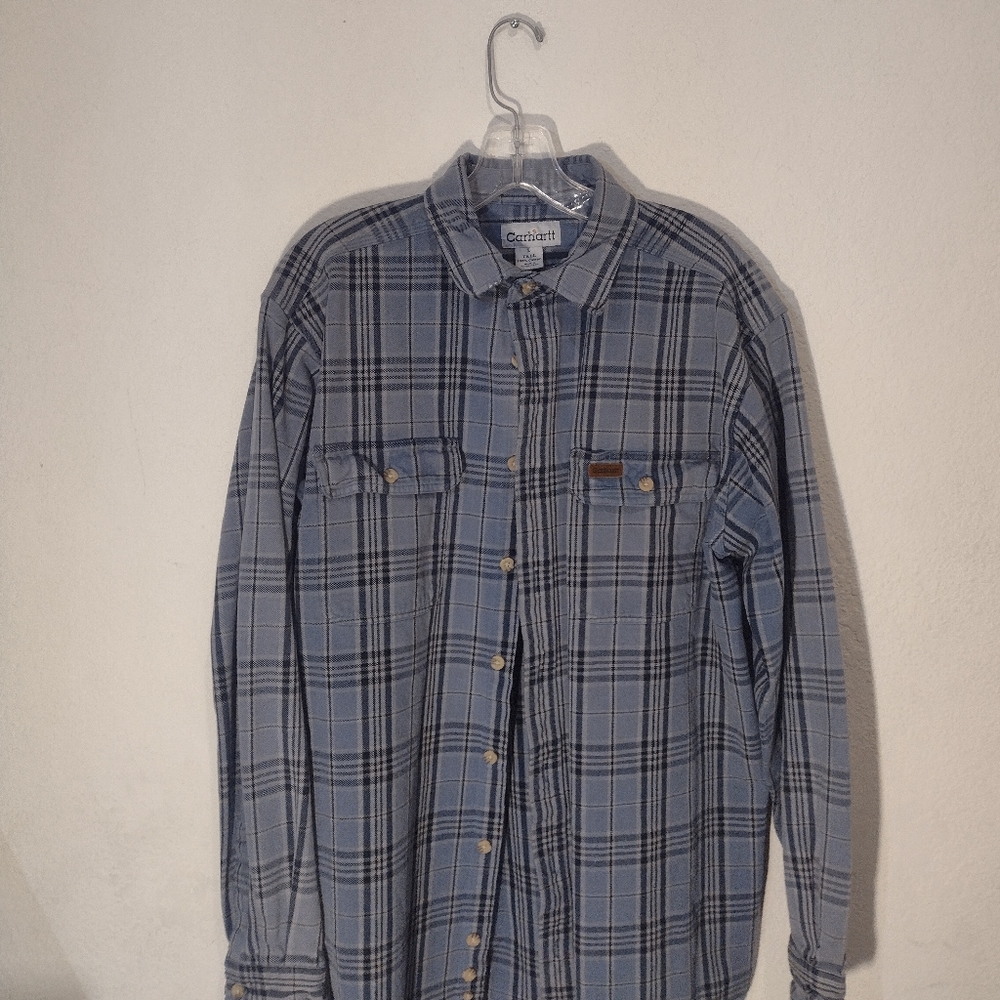 Large Tall Carhartt flannel Long sleeve shirt
